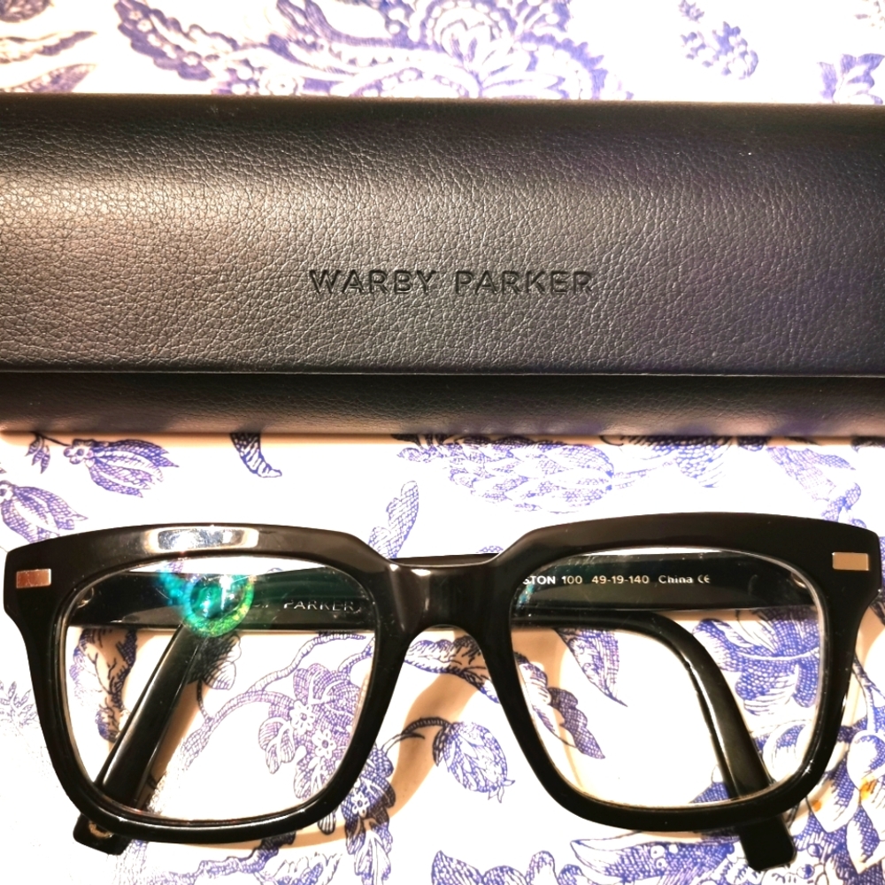 Warby Parker Winston eyeglasses black